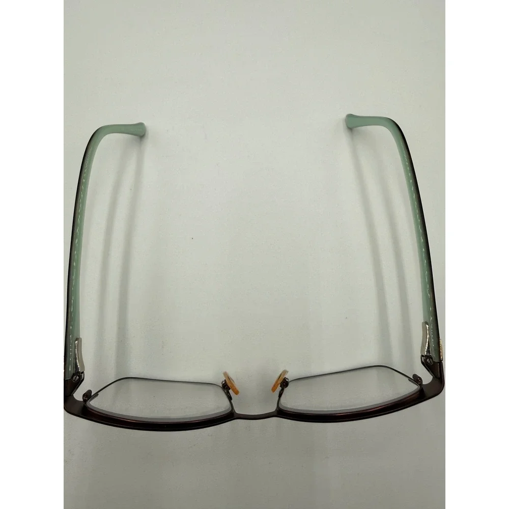Karen Kane Gardenia Eyeglasses Women 51-16-135 Brown Green Good Rectangle Metal